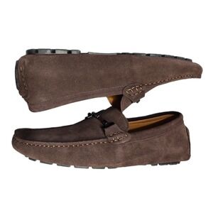 Go Tour Horsebit Loafers Mens US Size 12M Brown Moc Toe Comfortable Slip On